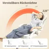 Vinsetto Massage-Bürostuhl, Ergonomisch Schreibtischstuhl Produktbild-Vorschau 5