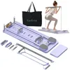 Caryota Pilates Board klappbar lila mit Squatbar, Timer und Produktbild-Vorschau 1