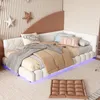 A corner bed with bedding and pillows in a room with star decorations. Náhled obrázku produktu