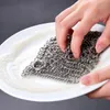 Krúžkový čistič z nehrdzavejúcej ocele na liatinové Náhľad obrázku produktu 4