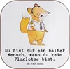 Mr. & Mrs. Panda Getränkeuntersetzer Fluglotse Herz - Weiß Produktbild-Vorschau 1