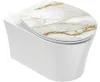 form&style WC-Sitz RANGALI weiß/braun/gold marmoriert mit Produktbild-Vorschau 7