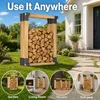 YARDIN, ensemble de 4 supports pour empiler le bois de Voir les images du produit 7