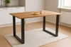 Esstisch 120x80 cm Baumkante Eichenholz massiv geölt Produktbild-Vorschau 1