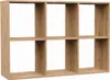 Topeshop MALAX 2X3 ARTISAN Bücherregal für Wohnzimmer Produktbild-Vorschau 1