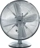 Retro Metall Tischventilator 33 cm, Chrom Produktbild-Vorschau 1