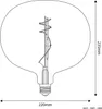 BeBulbs Lampadina LED Smoky Ellipse 220 10W 470Lm E27 1800K Voir les images du produit 3