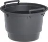 A dark gray plastic planter pot with handles. Náhľad obrázku produktu