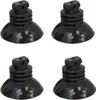 Four black suction cups with a mounting mechanism on top, arranged in a two-by-two grid on a white background. Anteprima dell’immagine prodotto