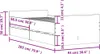 vidaXL Bettgestell mit Schubladen Weiß 90x200 cm Produktbild-Vorschau 7