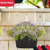 KOTARBAU® Set di 4 fioriere da balcone cesto da appendere a Anteprima dell’immagine prodotto 2