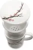 [ SAKURA ] chinesisches Porzellan / Teebecher + Sieb & Produktbild-Vorschau 2