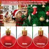 JOIEYOU Vianočné ozdoby plastové 108 kusov Vianočné ozdoby Náhľad obrázku produktu 4