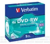 1x5 Verbatim DVD-RW 4,7GB 4x Speed, Jewel Case Voir les images du produit 11
