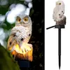 LUMILED Solar Eule Gartenleuchte 42 cm, weiße Eule Produktbild-Vorschau 2