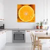 Leinwandbild Makroaufnahme von Orangen 60x60 Feeby Gelb Produktbild-Vorschau 2