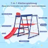 A diagram of a 7-in-1 climbing toy with various features labeled. Podgląd zdjęcia produktu
