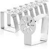com-four® 8x Premium Tischtuchklammern aus Edelstahl - Produktbild-Vorschau 1