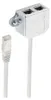 adaptateur de câble patch cat. 5e téléphone/éthernet 0,1 m Voir les images du produit 1