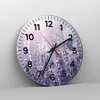 Wanduhr - Rund - Glasuhr - Schmetterling Wiese Blume - Produktbild-Vorschau 4