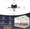 ZMH Stropný ventilátor s osvetlením G9 Tichý stropný Náhľad obrázku produktu 3