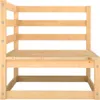 vidaXL 2 tlg. Garten Lounge Set mit Kissen Kiefer Produktbild-Vorschau 6