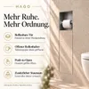 HAGO24 WC Modul Edelstahl gebürstet Einbauschrank Unterputz Produktbild-Vorschau 3