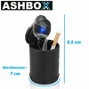 ASHBOX Popelník do auta s víkem LED světlo pro držák nápojů Náhled obrázku produktu 2