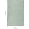 Tappeto per esterni a trama piatta 100x200 cm turchese Anteprima dell’immagine prodotto 5
