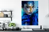 MuchoWow® Poster Frau - Gold - Blau 80x120 cm - Papierdruck Produktbild-Vorschau 3
