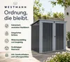 Stalowy pojemnik na śmieci i skrzynka narzędziowa Westmann Podgląd zdjęcia produktu 8