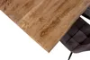 Esstisch Baumkante massiv Mango 120 x 80 X-Gestell schwarz Produktbild-Vorschau 3