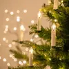 Lights4fun LED Weihnachtsbaum Lichterkette 50 Kerzen creme, Produktbild-Vorschau 5