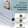 Duschdichtung PVC Ersatzdichtung Duschkabine TYP-8 gerade Produktbild-Vorschau 2