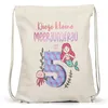 Diese Kleine Meerjungfrau Ist 5 Turnbeutel Gymsack Produktbild-Vorschau 3