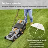 Vonhaus Tosaerba Elettrico da 1600 W, Cesto di Raccolta da Anteprima dell’immagine prodotto 5