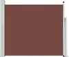 vidaXL Marquise latérale extensible 100x300 cm Marron Voir les images du produit 9