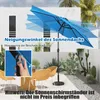 COSTWAY Parasol 300cm avec 8 baleines, éclairage solaire Voir les images du produit 7