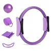 5-tlgs Pilates Fitnessring Kit für Heimtraining Pilates Produktbild-Vorschau 4