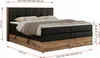 MKS MEBLE Boxspringbett, Doppelbett mit zwei Produktbild-Vorschau 6