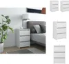 vidaXL Noční stolky 2 ks. Bílé 40x35x62,5 cm materiál na Náhled obrázku produktu 1