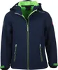Trollkids Jungen Trollfjord Softshelljacke navy/light green Produktbild-Vorschau 1