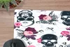 MuchoWow® Mauspad Mousepad Teens - Totenkopf - Rose - Produktbild-Vorschau 2