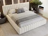 A bedroom scene with a large bed as the focal point. Produktbild-Vorschau