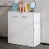 Bílá komoda do kanceláře nebo obývacího pokoje, regál, Náhled obrázku produktu 6