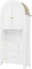 Armoire à étagères courbes, haute, 70 x 35 x 180 cm, en Voir les images du produit 10