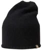 Giesswein Unisex Longbeanie Hohloh mit Rippmuster aus Wolle in schwarz