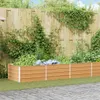 vidaXL Verhoogde plantenbak, lichtbruin, 480 x 80 x 45 cm, Productafbeelding-voorbeeld 1