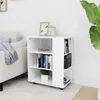 vidaXL Szafka na kółkach biała 60x35x75 cm materiał Podgląd zdjęcia produktu 7