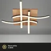 Deckenlampe Wellenförmige Deckenleuchte Schlafzimmer Produktbild-Vorschau 2